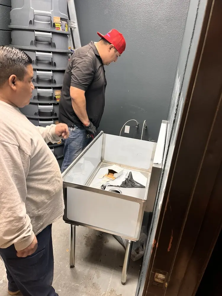 Commercial plumbing and sink installation in Hazel Park